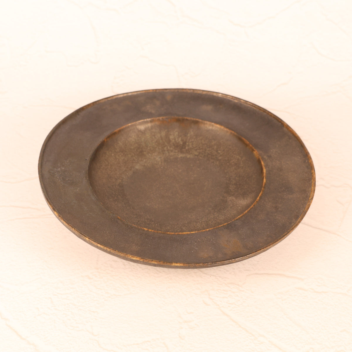 【常滑焼：わたなべ陶器】リム皿黒 商品画像 2
