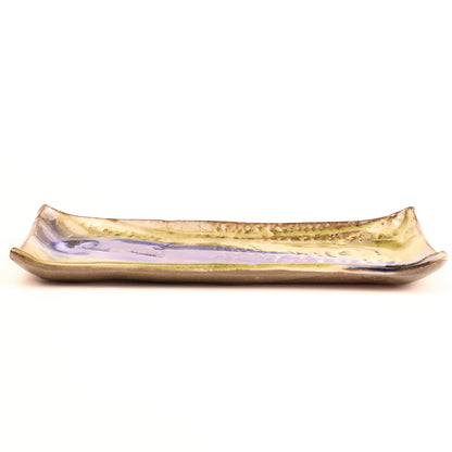 【 丹波立杭焼：省三窯さん】長皿w15.5cm【灰釉】 商品画像 2