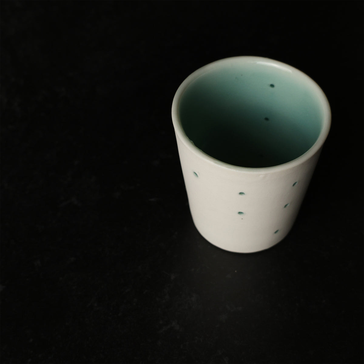 【 うつわ工房千の森：加藤千恵子さん 】透光性磁器蛍手猪口(小) 商品画像 3