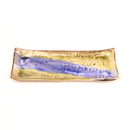 【 丹波立杭焼：省三窯さん】長皿w15.5cm【灰釉】 商品画像