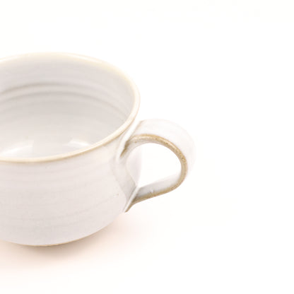 【小石原焼：圭秀窯さん】コーヒーカップ/白 商品画像 4