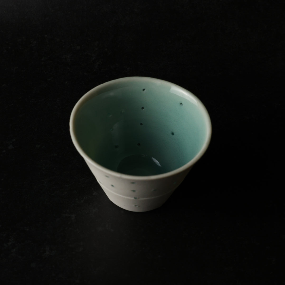 【 うつわ工房千の森：加藤千恵子さん 】透光性磁器蛍手フリーカップ 商品画像 2