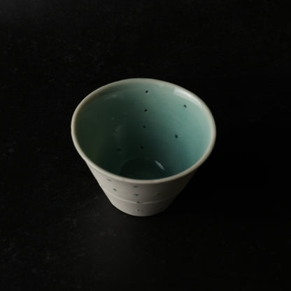 【 うつわ工房千の森：加藤千恵子さん 】透光性磁器蛍手フリーカップ 商品画像 2