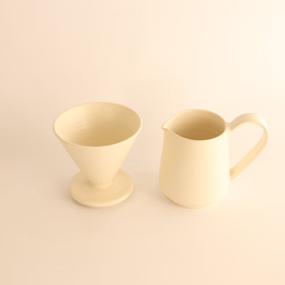 【兵庫県：yoshidapottaryさん】コーヒードリッパーセット恋人white 商品画像 6