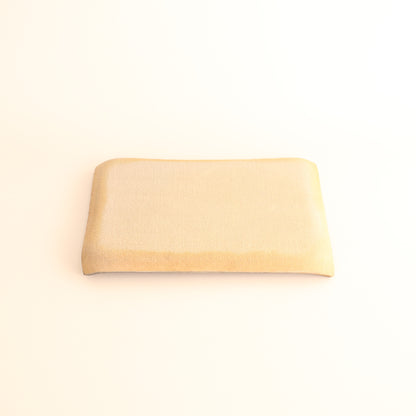 【笠間焼：あじさい工房さん】長角皿燻し銀彩小 商品画像 4