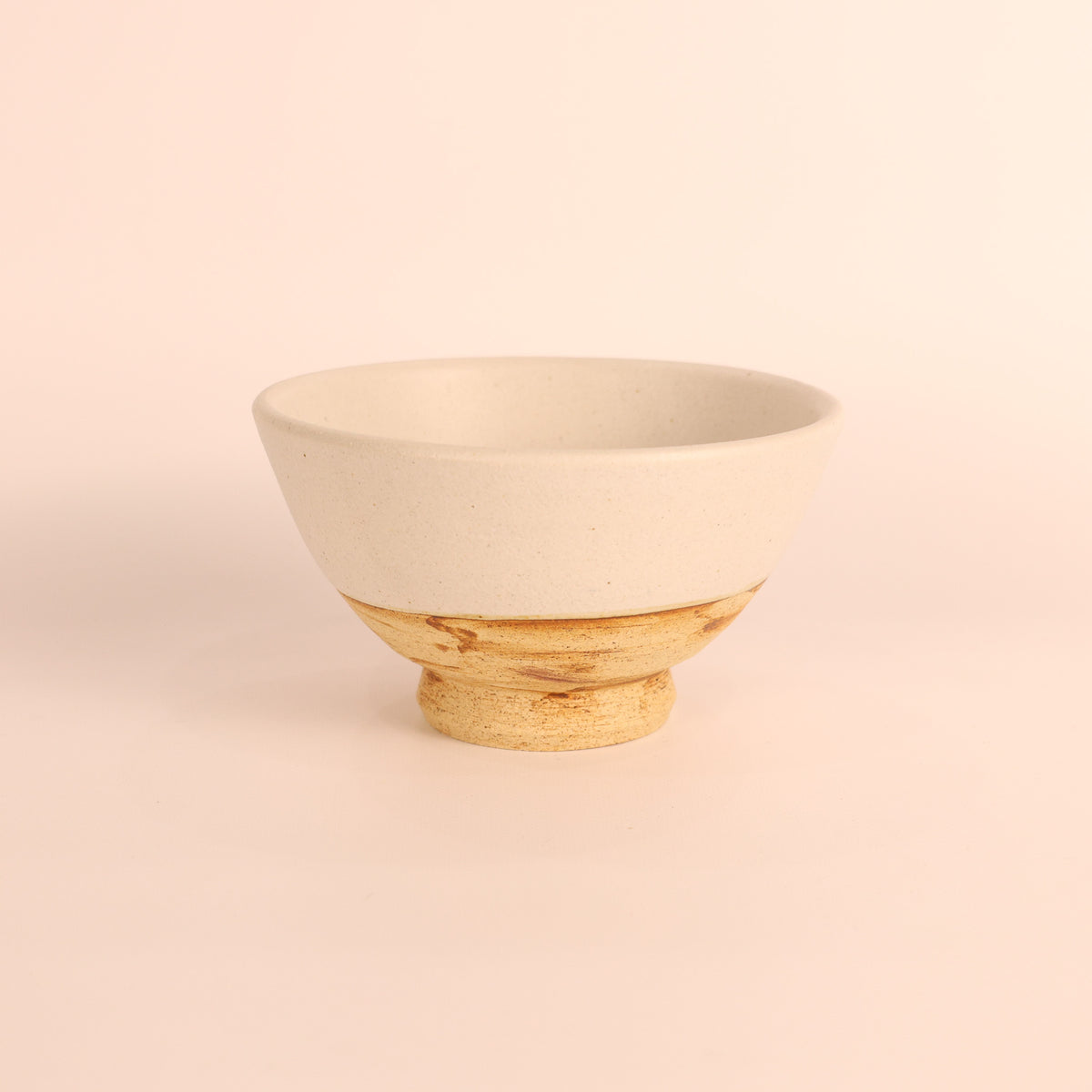 【益子焼：根古屋製陶さん】茶碗白/茶 商品画像