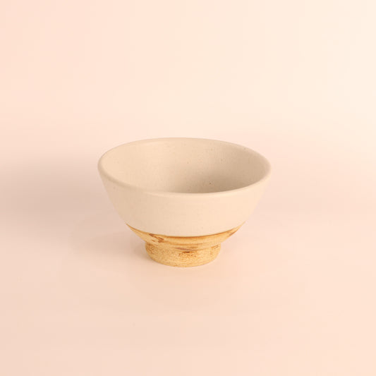 【益子焼：根古屋製陶さん】茶碗白/茶 商品画像 2