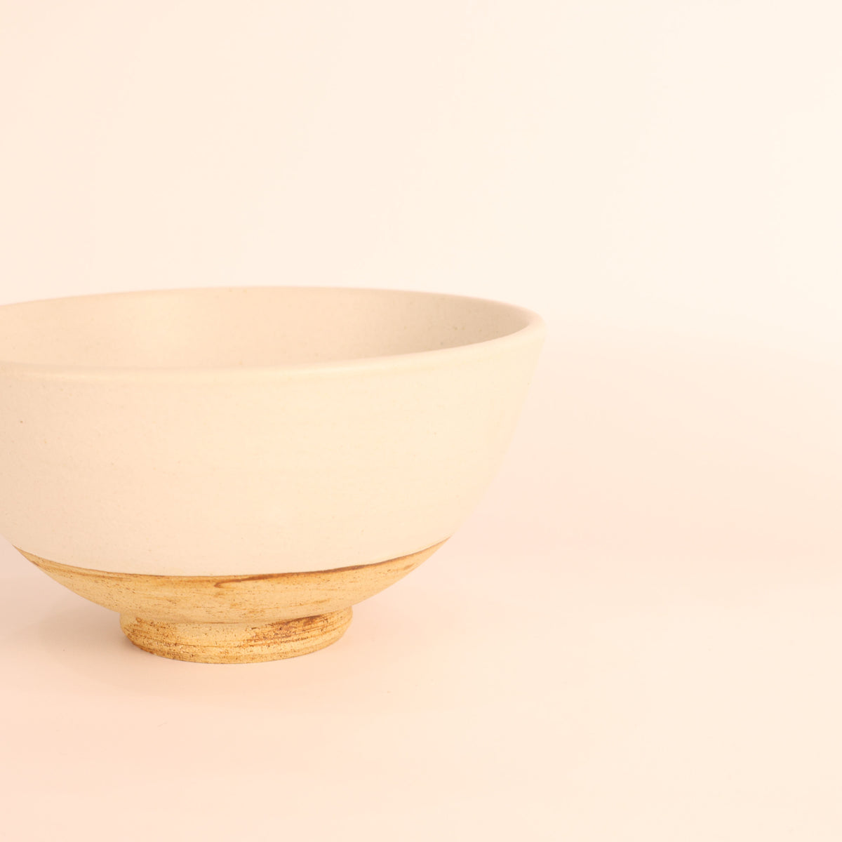 【益子焼：根古屋製陶さん】丼白/茶 商品画像 4
