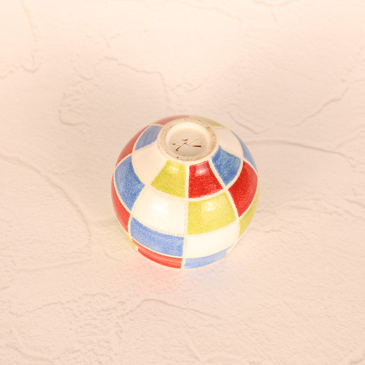 【丹波立杭焼：稲右衛門窯さん】彩色カップ市松 商品画像 6