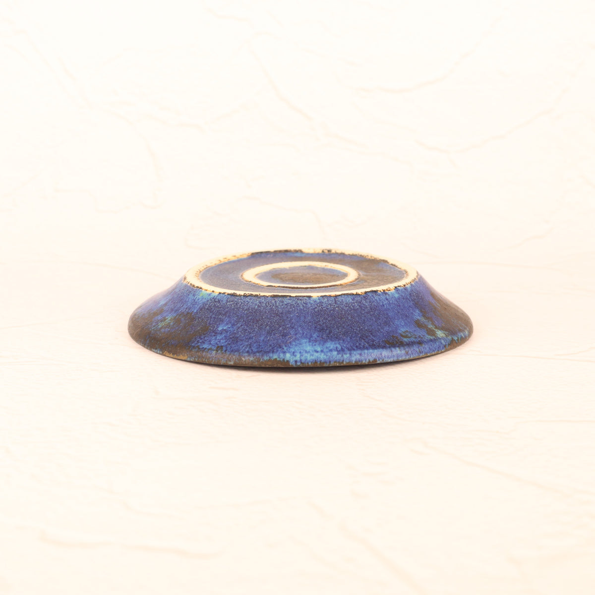 【常滑焼：わたなべ陶器】小皿青 商品画像 6
