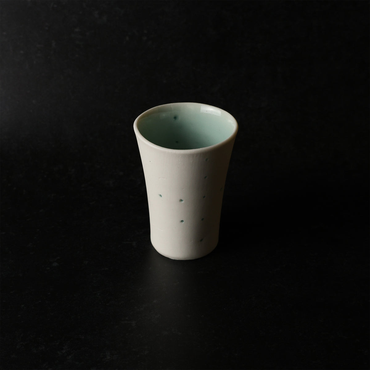 【 うつわ工房千の森：加藤千恵子さん 】透光性磁器蛍手ショットグラス 商品画像 2