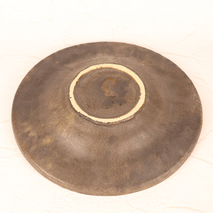 【常滑焼：わたなべ陶器】リム皿黒 商品画像 8