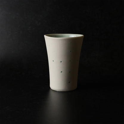 【 うつわ工房千の森：加藤千恵子さん 】透光性磁器蛍手ショットグラス 商品画像